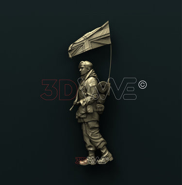 BRITISH SOLDIER 3D STL 3DWave